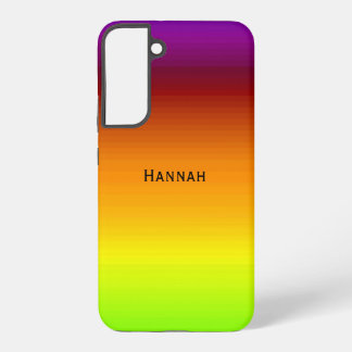 Coque Samsung Galaxy Sunset From the Meadow Color Blend Ajouter un nom