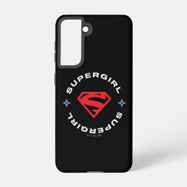 Coque Samsung Galaxy Supergirl Age of Heroes Circle S-Shield (Verso)