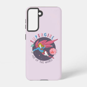 Coque Samsung Galaxy Supergirl hors de ce monde Retro Graphisme