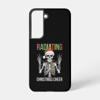 Technicien en radiologie de Noël Santa Skeleton Xr