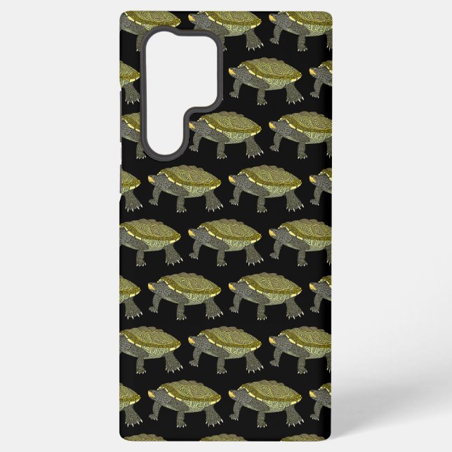 Coque Samsung Galaxy Terrapin (pattern black) - Samsung Case (Verso)