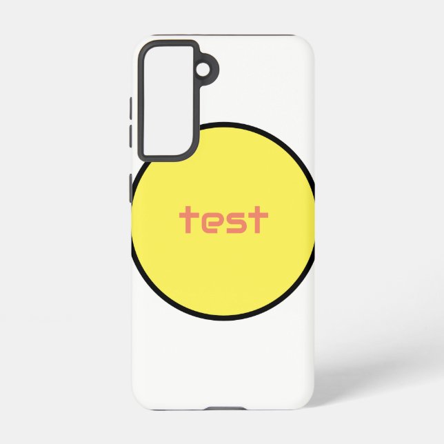 Coque Samsung Galaxy tester samsung galaxy coque (Verso)