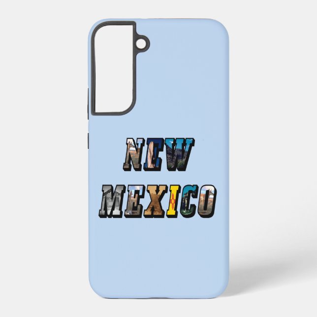 Coque Samsung Galaxy Texte de l'image du Nouveau-Mexique (Verso)