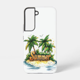 Coque Samsung Galaxy Texte d'été - Tropical Summer Island