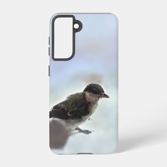 Coque Samsung Galaxy Tidi my Bird le Parus Major (Verso)