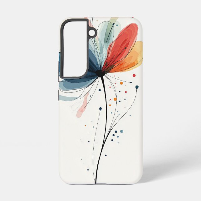 Coque Samsung Galaxy Trace de la fleur (Verso)
