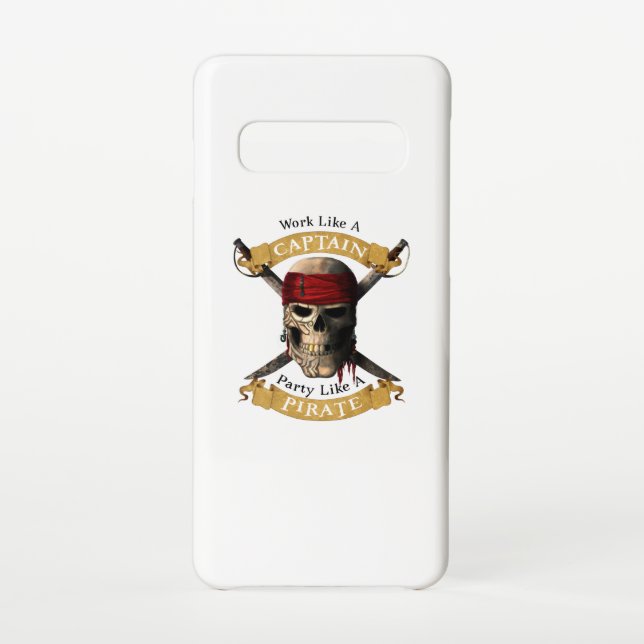 Coque Samsung Galaxy Travailler Comme Une Partie De Capitaine Comme Un  (Dos)