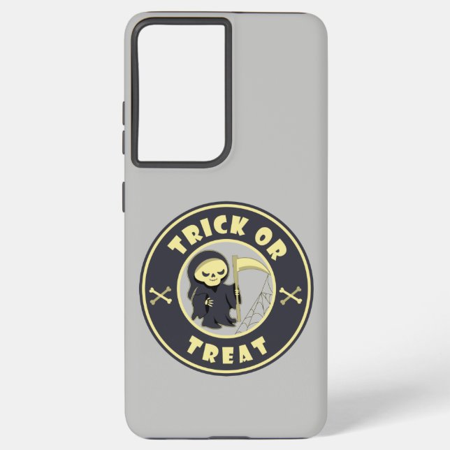 Coque Samsung Galaxy Trick ou traiter Halloween griffeur caractère (Verso)