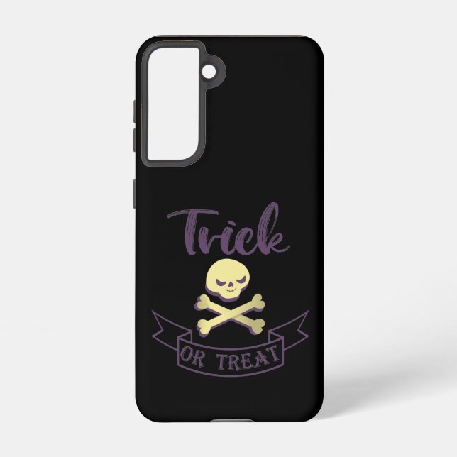 Coque Samsung Galaxy Tricoter ou traiter les os croisés du crâne Ruban  (Verso)
