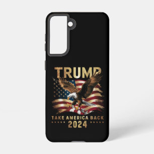 Coque Samsung Galaxy Trump 2024 Reprendre l'Amérique Drapeau américain