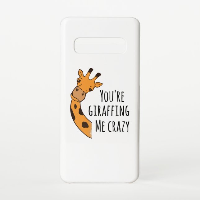 Coque Samsung Galaxy Tu me girafes fou (Dos)