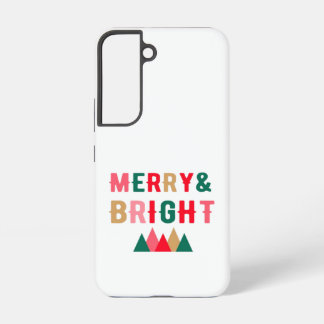 Coque Samsung Galaxy Typographie verte rouge et Brown en gras