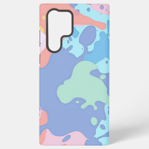 Coque Samsung Galaxy Un motif désordonné de taches de peinture