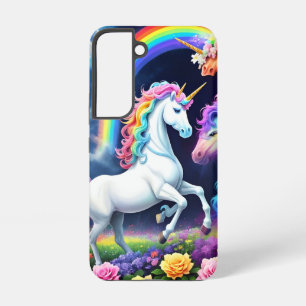 Coque Samsung Galaxy Unicorne arc-en-ciel une