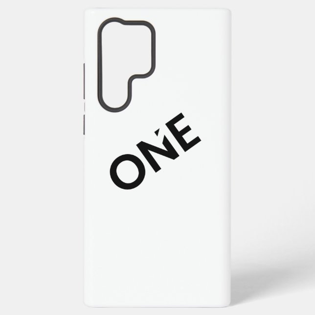 Coque Samsung Galaxy Unified in ONE – Minimalist Power Statement Tee (Verso)