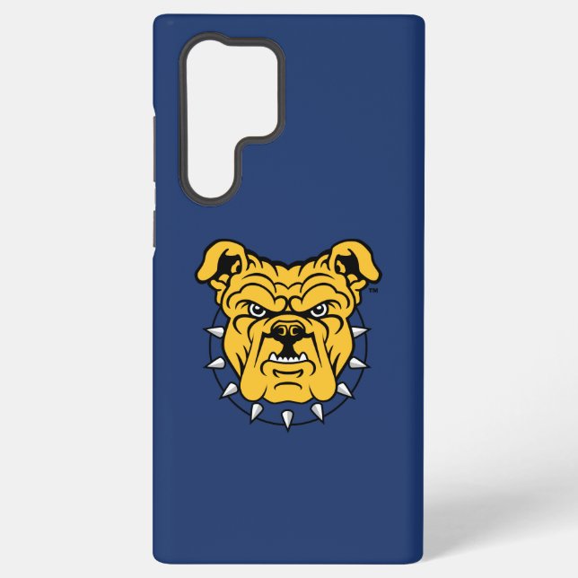 Coque Samsung Galaxy Université d'État NCA&T | Tête de Bulldog (Verso)