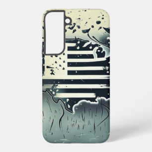 Coque Samsung Galaxy USA Carte American Flag Téléphone Case