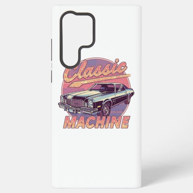Coque Samsung Galaxy Vaporwave Style Classic Automobile (Verso)