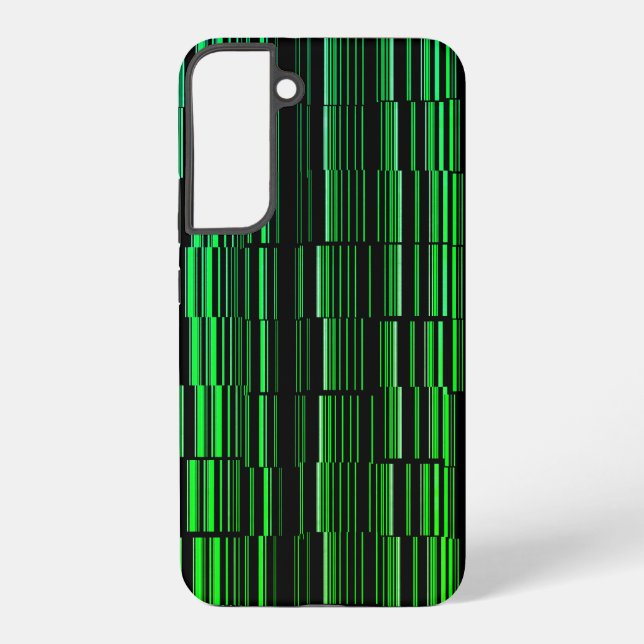 Coque Samsung Galaxy Vert moderne très Cool rayé (Verso)