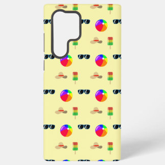 Coque Samsung Galaxy Vibes Beach Ball Lunettes de soleil Sun Casquette 