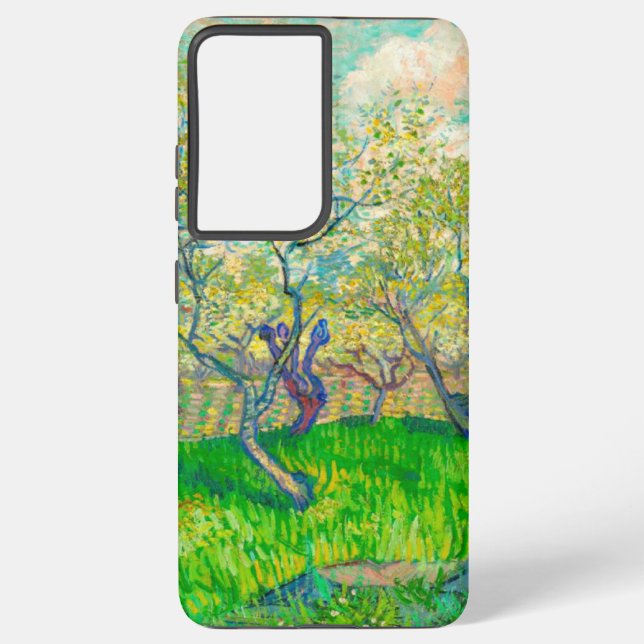 Coque Samsung Galaxy Vincent van Gogh Orchard à Blossom (Verso)