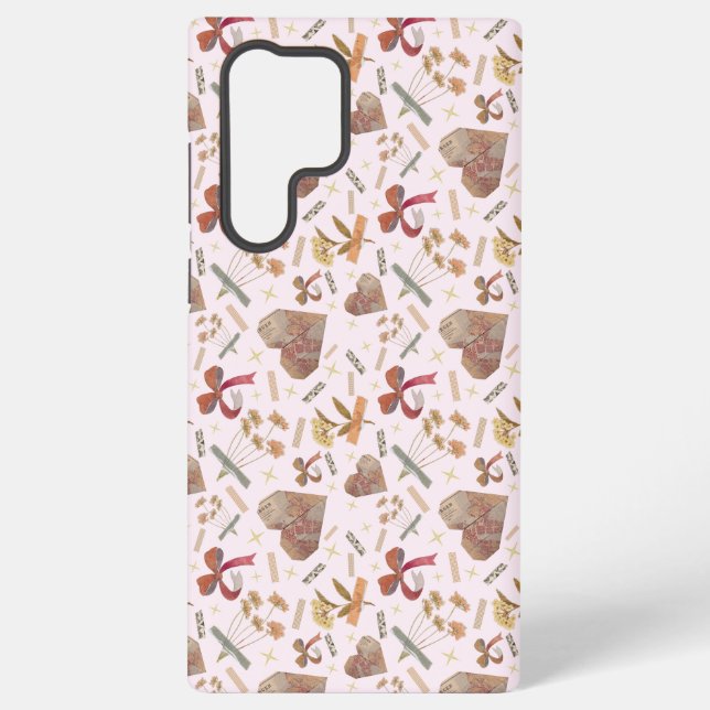 Coque Samsung Galaxy Vintage Florals & Paper Hearts Samsung Case (Verso)