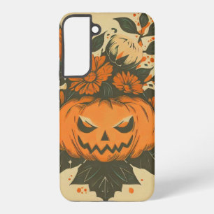 Coque Samsung Galaxy Vintage/Halloween/Automne/citrouille