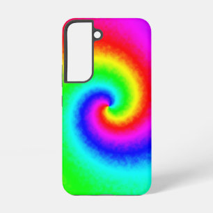 Coque Samsung Galaxy Vintage Hippie Boho Tie Dye Psychedelic Twirl