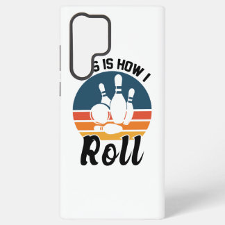 Coque Samsung Galaxy Vintage Retro Bowling Sports Team Quote