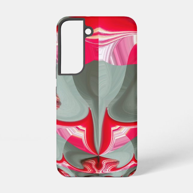 Coque Samsung Galaxy Vintage rouge (Verso)