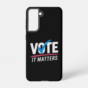 Coque Samsung Galaxy Vote Élection 2024 Électeur Démocrate Politique 