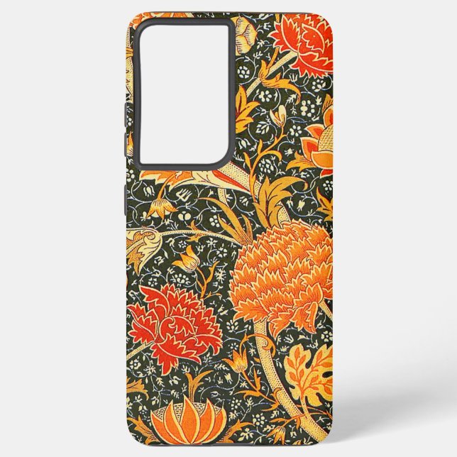 Coque Samsung Galaxy William Morris Cray Fond d'écran Motif (Verso)