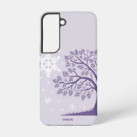 Winter Tree Melody Galaxy Coque