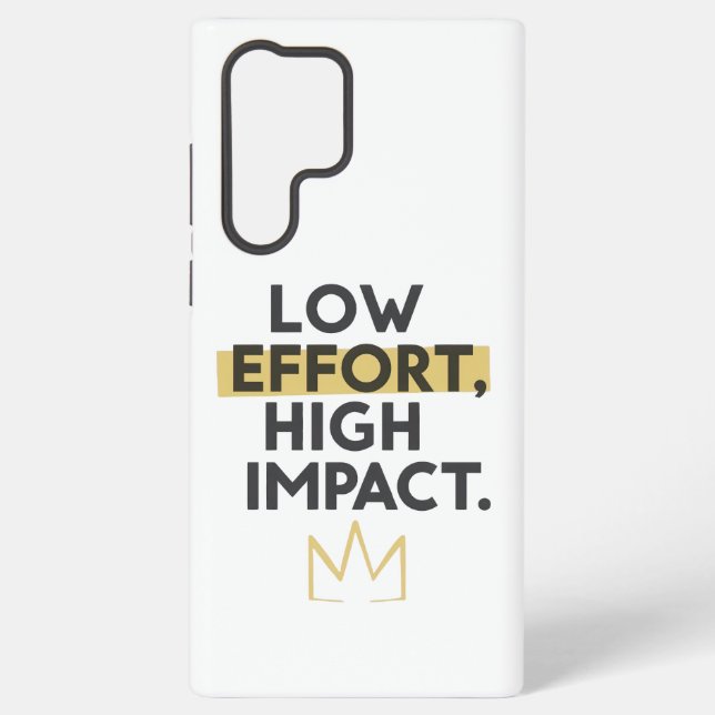 Coque Samsung Galaxy Work Smart Not Hard Modern Typography (Verso)