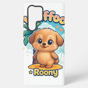 Coque Samsung Galaxy Wuffoo Roony Chiot Mignon Kawaii Île Tropicale