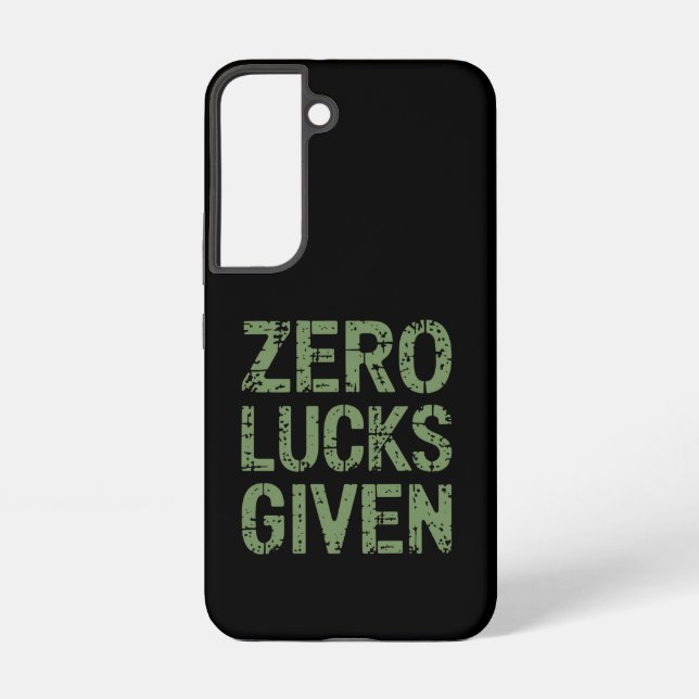 Coque Samsung Galaxy Zéro chance donnée St Paddy's Day Hilarant Saint P (Verso)