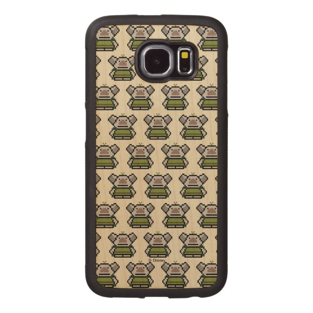 Coque Téléphonique En Bois Congelé | Troll 8 bits (Dos)