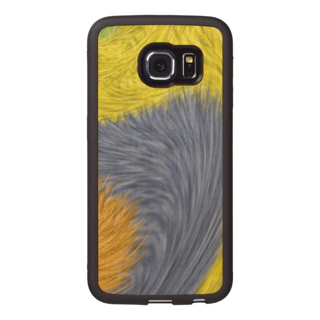 Coque Téléphonique En Bois Motif moderne étrange (Dos)