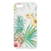 iPhone tropical 7 Clearly™ Def d'Hawaï d'ananas