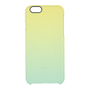 Coque iPhone 6/6S Ombre verte et jaune