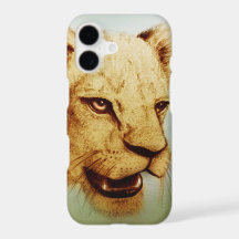 coque vintage iPhone - Lion
