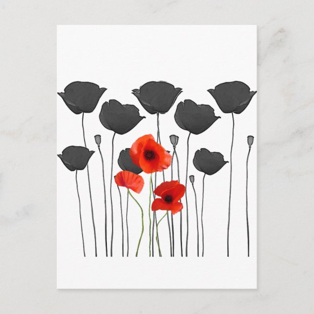 coquelicot postcard (Front)