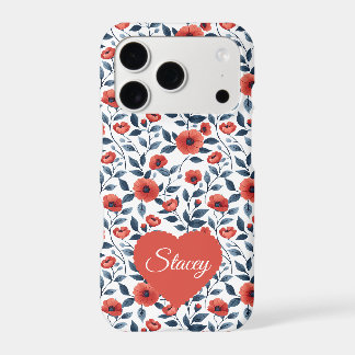 Coquelicot sauvage personnalisé rouge