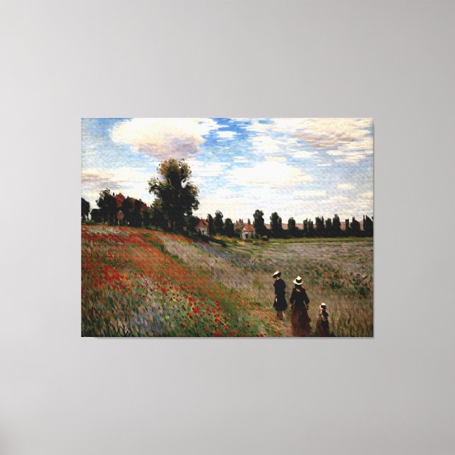 Coquelicots Canvas Print (Front)