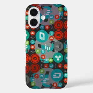 Coque Pour iPhone 16 С motif ryptodevise