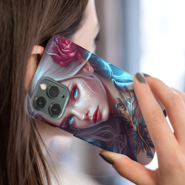 Coques Case-Mate iPhone С ool imaginaire fleur brillante mignonne fée neon (Créateur téléchargé)