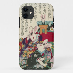 Coque Case-Mate Pour iPhone 兎の歌舞伎役者, acteurs de 芳藤 de lapin, Yoshifuji,