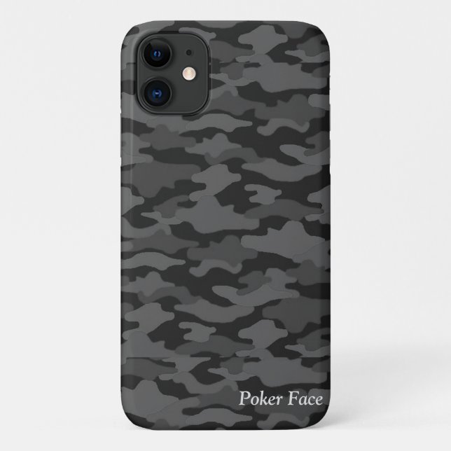 COQUES Case-Mate iPhone 名前　カスタム　迷彩　（ダーク） (Dos)