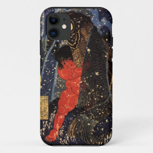 Case-Mate iPhone Case 坂田金時と巨鯉, 国芳, Sakata Kintoki et carpe énorme,