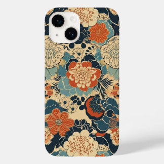 COQUE POUR iPhone 14 日本の伝統的なヴィンテージデザインを使用したアート作品